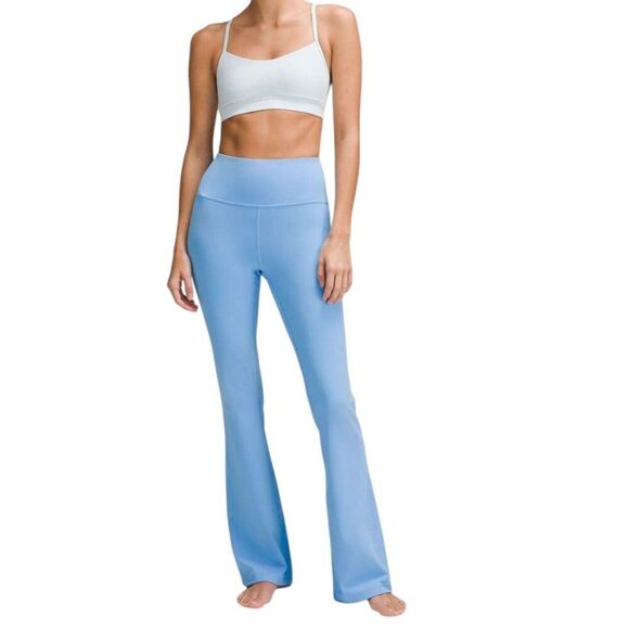 Lululemon Groove Super-High-Rise Flared Pant Nulu *Regular Aero Blue - Picture 3 of 11